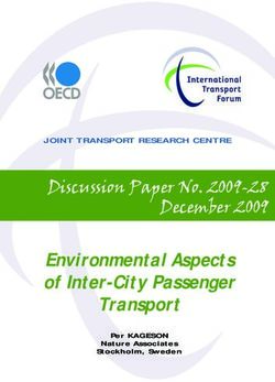 Discussion Paper No. 2009-28 December 2009 - Environmental Aspects of Inter-City Passenger Transport - EconStor