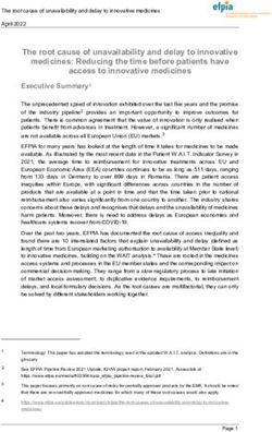 The root cause of unavailability and delay to innovative medicines: Reducing the time before patients have access to innovative medicines