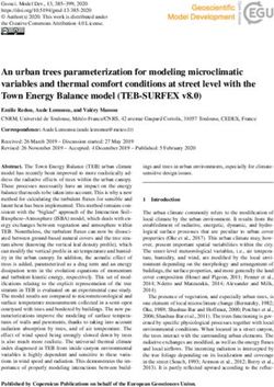 An urban trees parameterization for modeling microclimatic variables and thermal comfort conditions at street level with the Town Energy Balance ...