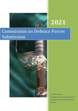 2021 Commission on Defence Forces Submission