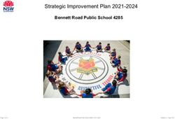 Strategic Improvement Plan 2021-2024 - Bennett Road Public School 4285 - Amazon AWS