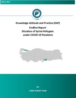 Knowledge Attitude and Practice (KAP) Endline Report Situation of Syrian Refugees under COVID 19 Pandemic - BY: SAMS TURKEY TEAM - UNHCR data portal
