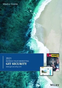 GIT SECURITY 2021 REFRESH YOUR MARKETING - Media Guide - Wiley Corporate Solutions