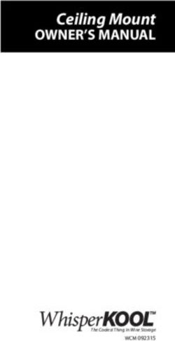 Ceiling Mount OWNER'S MANUAL - WCM 092315