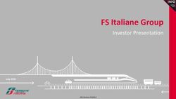 FS Italiane Group Investor Presentation - July 2020 - Sipotra