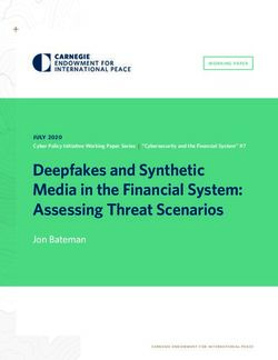 Deepfakes and Synthetic Media in the Financial System: Assessing Threat Scenarios