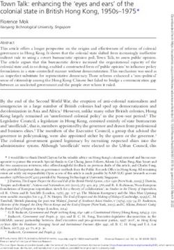 Town Talk: enhancing the 'eyes and ears' of the colonial state in British Hong Kong, 1950s-1975