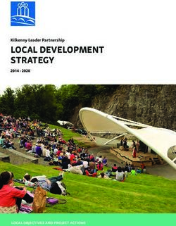 Local development strategy - Kilkenny Leader Partnership - local objectives and project actions - Kilkenny LEADER ...