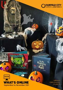 WHAT'S ONLINE September to November 2021 - Halloween Online Storytime on page 28 - Fairfield City Council