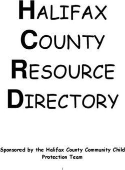 HALIFAX COUNTY RESOURCE DIRECTORY - Sponsored by the Halifax County Community Child Protection Team