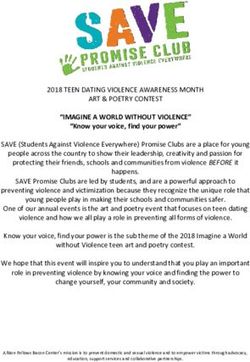 "IMAGINE A WORLD WITHOUT VIOLENCE" - 2018 TEEN DATING VIOLENCE AWARENESS MONTH ART & POETRY CONTEST