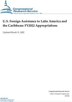U.S. Foreign Assistance to Latin America and the Caribbean: FY2022 Appropriations - Updated March 31, 2022