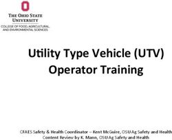 U"lity Type Vehicle (UTV) Operator Training