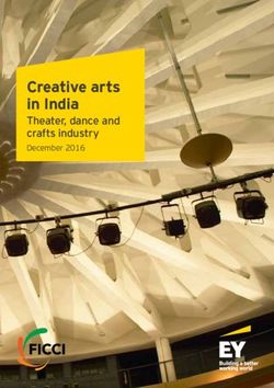 Creative arts in India - Theater, dance and crafts industry December 2016 - FICCI