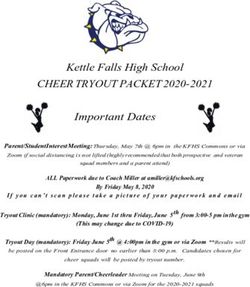CHEER TRYOUT PACKET 2020-2021 - Kettle Falls High School