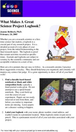 What Makes A Great Science Project Logbook?