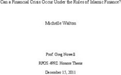Can a Financial Crisis Occur Under the Rules of Islamic Finance? Michelle Walton Prof. Greg Nowell RPOS 499Z: Honors Thesis December 15, 2011