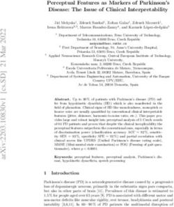 Perceptual Features as Markers of Parkinson's Disease: The Issue of Clinical Interpretability