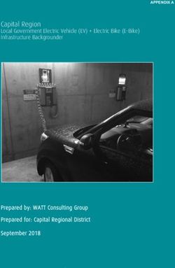 Capital Region Local Government Electric Vehicle (EV) + Electric Bike (E-Bike) Infrastructure Backgrounder