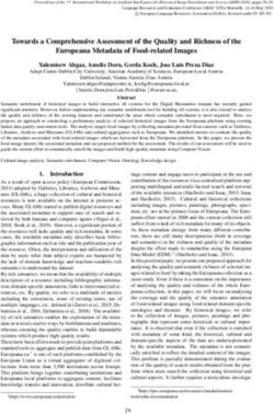 Towards a Comprehensive Assessment of the Quality and Richness of the Europeana Metadata of Food-related Images