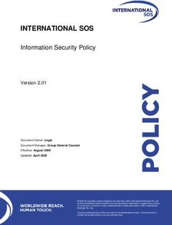 INTERNATIONAL SOS Information Security Policy