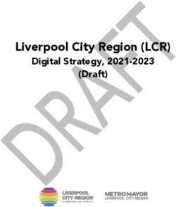 Liverpool City Region (LCR) - Digital Strategy, 2021-2023 (Draft)