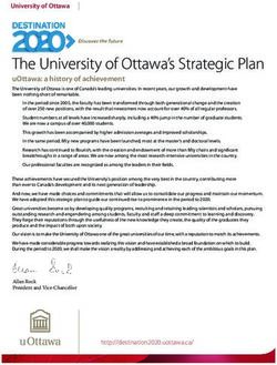 The University of Ottawa's Strategic Plan - uOttawa