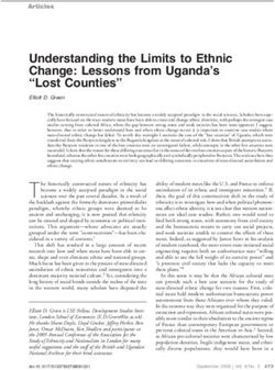 Understanding the Limits to Ethnic Change: Lessons from Uganda's "Lost Counties"