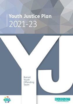 2021-23 Youth Justice Plan - Barnet Youth Offending Team - Barnet Council