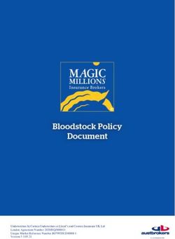 Bloodstock Policy Document - Insurance Brokers - Magic Millions Insurance