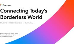 Connecting Today's Borderless World - Investor Presentation | July 2021 Please see our SEC filings under "Payoneer Global Inc." for the most up to ...