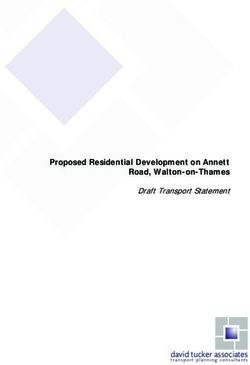 Proposed Residential Development on Annett Road, Walton-on-Thames - Draft Transport Statement - Aston Mead