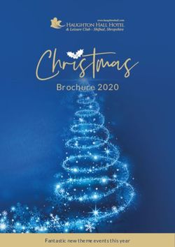 Brochure 2020 - Fantastic new theme events this year - Haughton Hall