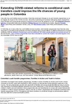 Extending COVID-related reforms to conditional cash transfers could improve the life chances of young people in Colombia