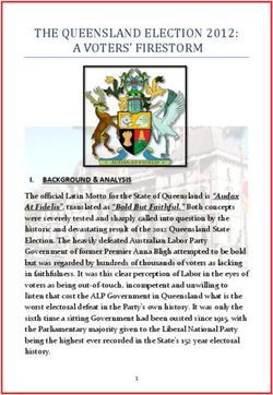 THE QUEENSLAND ELECTION 2012: A VOTERS' FIRESTORM