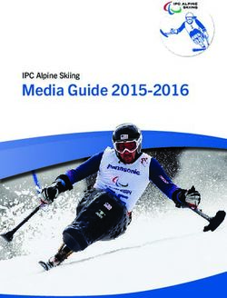 Media Guide 2015-2016 - IPC Alpine Skiing - International Paralympic Committee