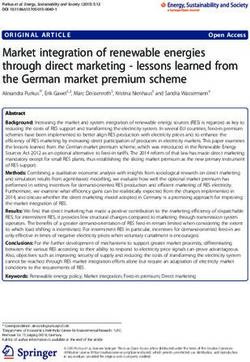Market integration of renewable energies through direct marketing - lessons learned from the German market premium scheme - Core