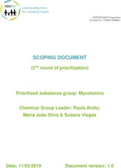 SCOPING DOCUMENT - HBM4EU