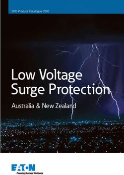Low Voltage Surge Protection - Australia & New Zealand - SPD Product Catalogue 2010 - Eaton