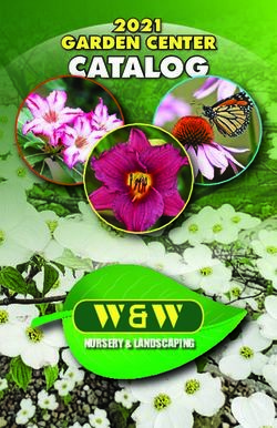 CATALOG GARDEN CENTER 20212021 - NURSERY & LANDSCAPING - W & W Nursery & Landscaping