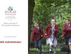 MIS Administrator Candidate Brief - Manor Lodge School