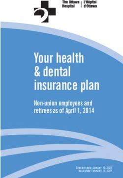 Your health & dental insurance plan - Non-union employees and retirees as of April 1, 2014 - Coughlin