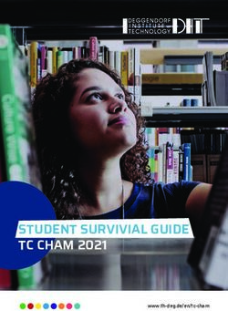 STUDENT SURVIVIAL GUIDE TC CHAM 2021 - www.th-deg.deen/tc-cham