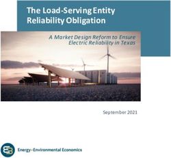 The Load-Serving Entity Reliability Obligation - A Market Design Reform to Ensure Electric Reliability in Texas - NRG Energy