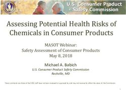 Assessing Potential Health Risks of Chemicals in Consumer Products