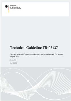 Technical Guideline TR-03137 - Optically Verifiable Cryptographic Protection of non-electronic Documents (Digital Seal) - Bund.de