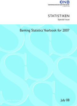 STATISTIKEN SPECIAL ISSUE - BANKING STATISTICS YEARBOOK FOR 2007 - OENB