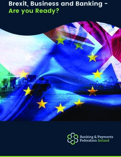 Brexit, Business and Banking - Are you Ready? - createdev