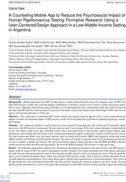 A Counseling Mobile App to Reduce the Psychosocial Impact of Human Papillomavirus Testing: Formative Research Using a User-Centered Design ...