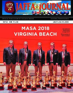 VIRGINIA BEACH MASA 2018 - Volume XLIX, Number 4 - Jaffa Shrine
